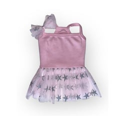 Vestido Petpuf Estrela Tam. 04 Para Cães E Gatos