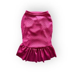 Vestido Petpuf Poá Para Cães E Gatos Tamanho 04