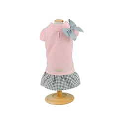 Vestido Rosa Pied Para Cachorros - 1 Unidade - Tamanho P