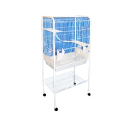 Viveiro Monaco Tubular Para Chinchila Branco