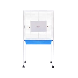 Viveiro Monaco Tubular Para Pássaros Azul - 1 Unidade