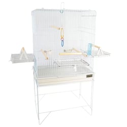 Viveiro Para Calopsita Confort Triplex Jel Plast Branco - 1 Unidade