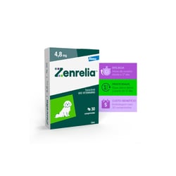Zenrelia Antialérgico Para Cachorro - 30 Comprimidos - 6,4 mg
