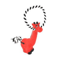 Brinquedo Girafa Com Corda Para Cachorros - 1 Unidade