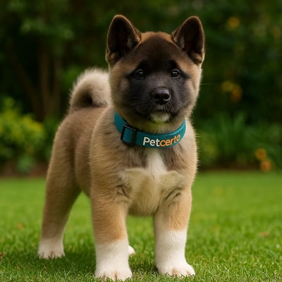 Filhote Akita Americano
