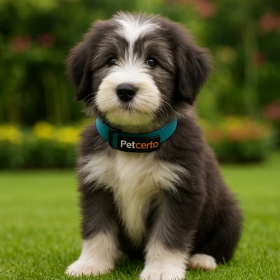 Filhote Bearded Collie