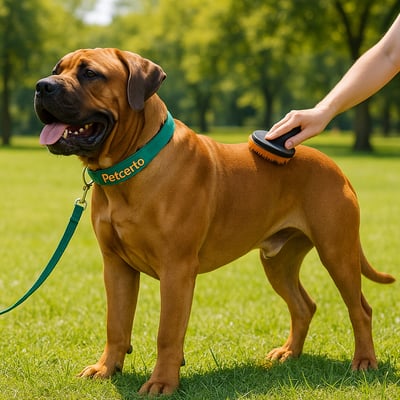 Cão Boerboel com pelagem e cuidados