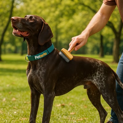 Cão Braco Alemão com pelagem e cuidados
