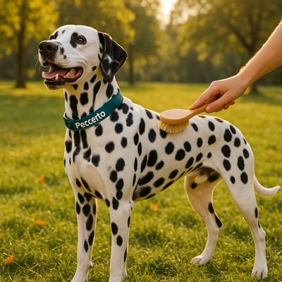 Cão Dálmata com pelagem e cuidados