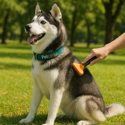 Cão Husky Siberiano com pelagem e cuidados