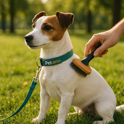 Cão Jack Russel Terrier com pelagem e cuidados