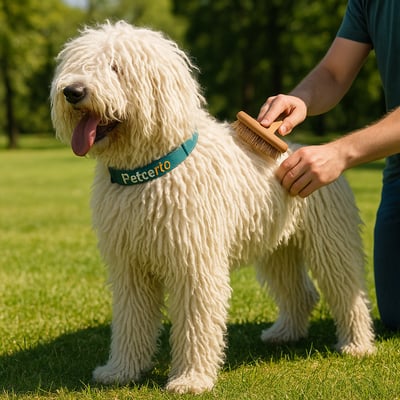 Cão Komodor com pelagem e cuidados