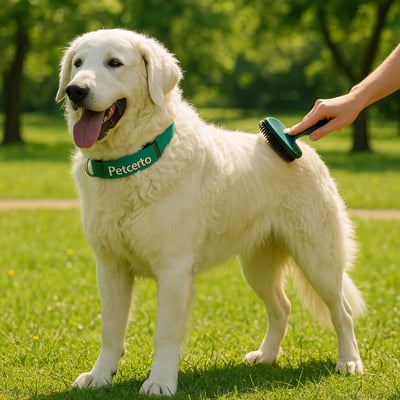 Cão Kuvasz com pelagem e cuidados