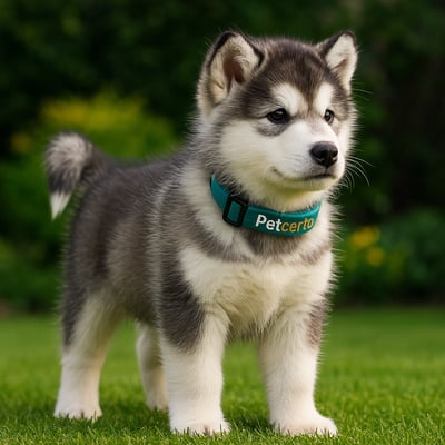 Filhote Malamute do Alasca