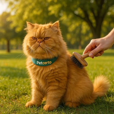 Cão Persa com pelagem e cuidados