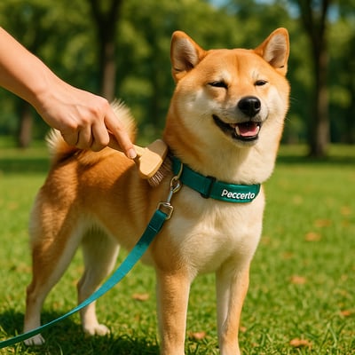 Cão Shiba Inu com pelagem e cuidados