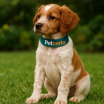 Filhote Spaniel Bretão