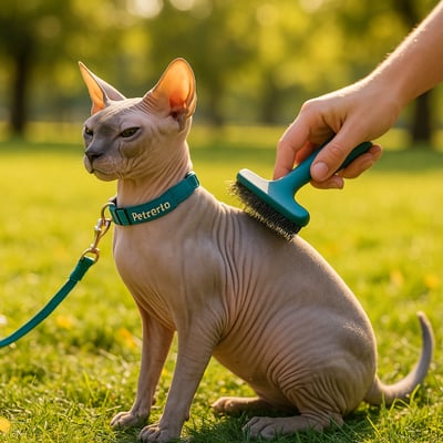 Cão Sphynx com pelagem e cuidados