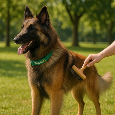 Cão Tervuren com pelagem e cuidados