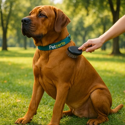 Cão Tosa Inu com pelagem e cuidados